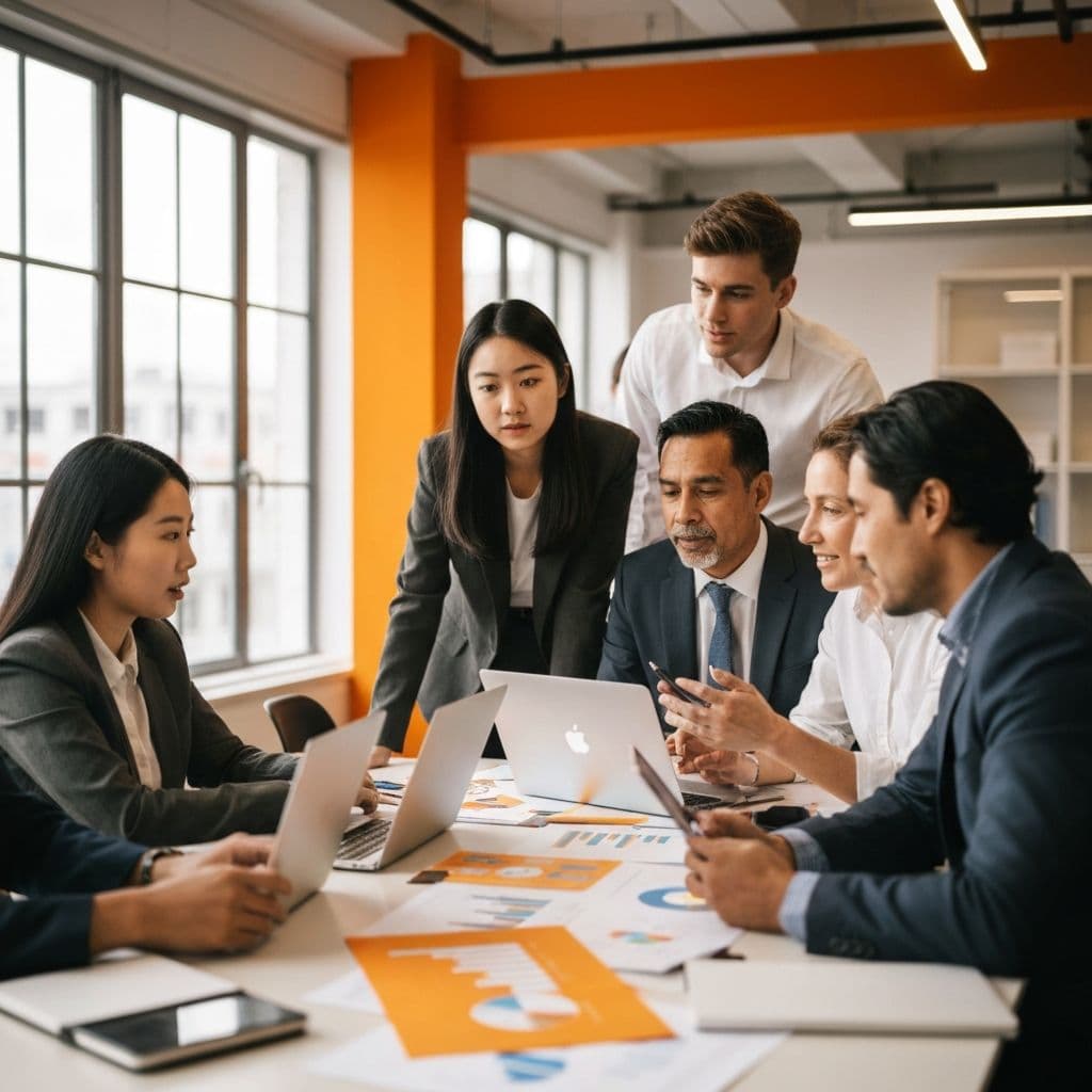 Modern Day Marketing team collaborating